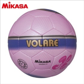 【クリックで詳細表示】MIKASA(ミカサ) サッカーボール 検定球 5号 ピンク/バイオレット SW500VL-P 【女子サッカー ラテックスチューブ】