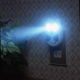 【クリックで詳細表示】停電にパッと点灯！！暗くなると自動点灯！★超高輝度LEDナイトライト ふくろう型停電灯(ATD-100)停電すると自動的に点灯。ハンドライトや、暗くなると自動点灯するナイトライトにもなります！