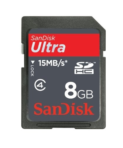 【クリックで詳細表示】SanDisk Ultra SDHCカード 8GB Class4 SDSDH-008G-J95