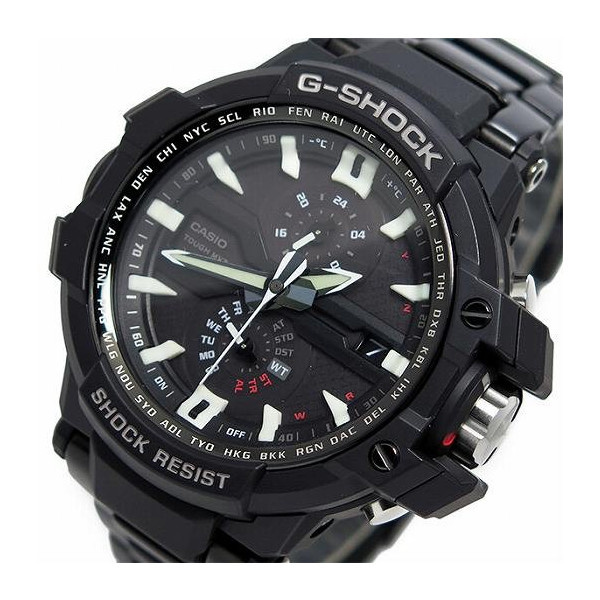 【クリックで詳細表示】カシオ Gショック スカイコックピット メンズ 腕時計 GW-A1000D-1A ブラック