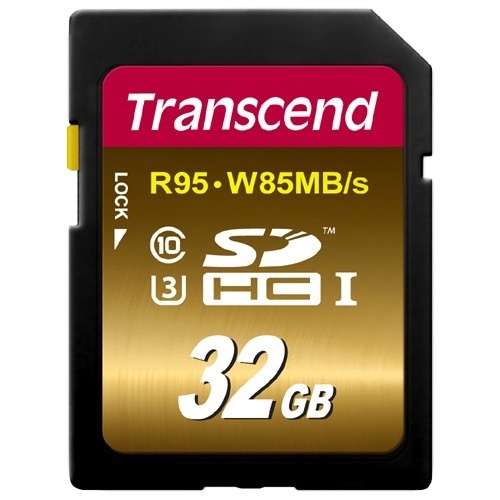 【クリックで詳細表示】トランセンドトランセンド 32GBSDHC UHS-1 U3 (R95、W85MB/s)カ-ド TS32GSDU3X
