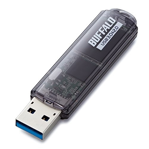 【クリックで詳細表示】BUFFALO USB3.0対応 USBメモリ スタンダード 16GB ブラック RUF3-C16GA-BK