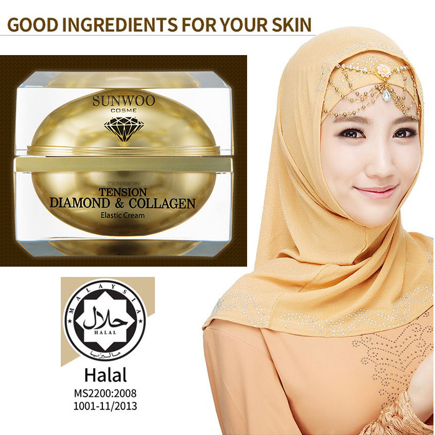 【クリックで詳細表示】SUNWOO COSME TENSION DIAMOND COLLAGEN Elastic cream (50g) Certification in(Malaysia) NEW