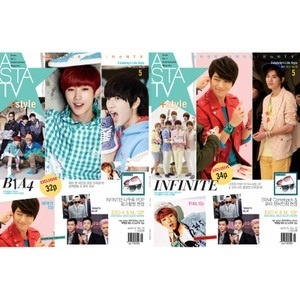 【クリックでお店のこの商品のページへ】韓国芸能雑誌 ASTA TV＋style 2013年 5月号 Vol.70(インフィニット、B1A4、シャイニー、G-Dragon記事) ASTA1305