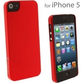 【クリックでお店のこの商品のページへ】AS-IP5RF-R iPhone5用ケース rubberシリーズ レッド