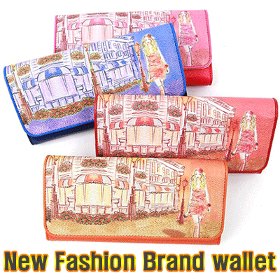 【クリックで詳細表示】[NadaShop][2013 NEW ブランドDOHOファッションArt財布 ] 韓国の財布ファッションニューヒット財布/ヨーロピアンスタイル/長財布/バンジガプ/小銭入れ/ブランド財布/革財布/ファッション財布/高級