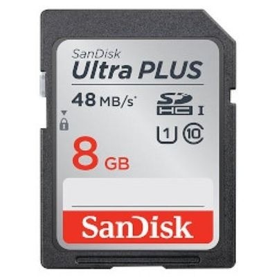 【クリックで詳細表示】サンディスク ウルトラ プラス SDHC UHS-I カード 8GB SDSDUM-008G-J01-S8G