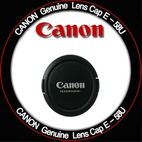 【クリックでお店のこの商品のページへ】[CANON]CANON [Genuine] Lens Cap E-58U