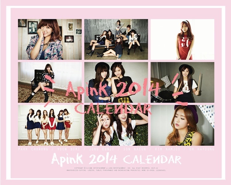 【クリックで詳細表示】A PINK(Aピンク) - [公式]SEASON GREETING 2014[Official Calendar 2014]