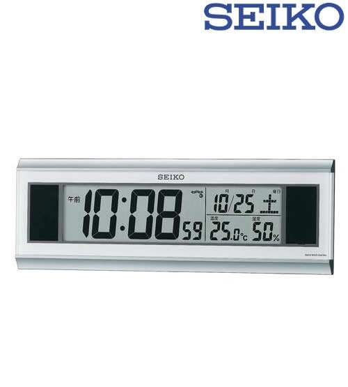 【クリックで詳細表示】セイコークロック デジタル時計 SQ420S デザイン時計 アナログ デジタル 掛け時計 インテリア 家具 家電 生活空間 ギフト プレゼント SEIKOデザイン性に優れた最高級時計！ 10500円以上購入で送料無料！