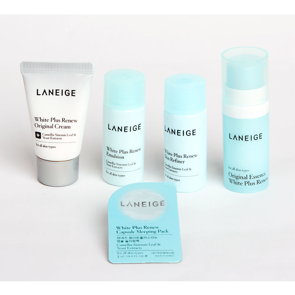 [laneige] white plus renew trial kit (5 items) refiner   essence