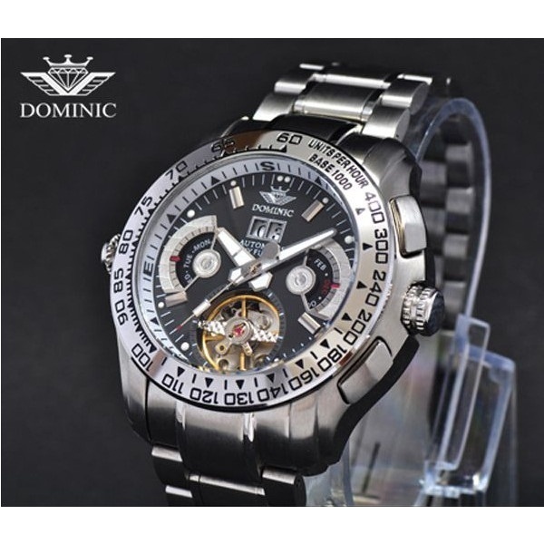 【クリックでお店のこの商品のページへ】【送料無料】DOMINIC(ドミニク) 自動巻(カレンダー)腕時計 DS1102G-BB