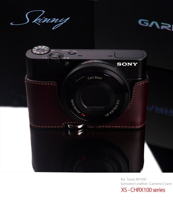 【クリックで詳細表示】★送料無料★GARIZ 高級革カメラケース Sony RX100用 ブラウン / GARIZ camera case for Sony RX100 Brown XS-CHRX100BR