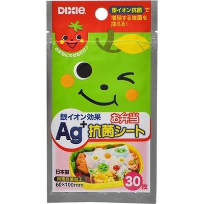 【クリックでお店のこの商品のページへ】日本デキシー Ag＋お弁当抗菌シート 30枚 E407950H