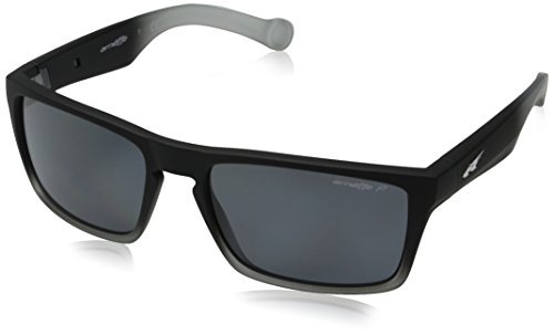 【クリックで詳細表示】Arnette Specialist AN4204-05 Polarized Rectangular Sunglasses， Black， 58 mm