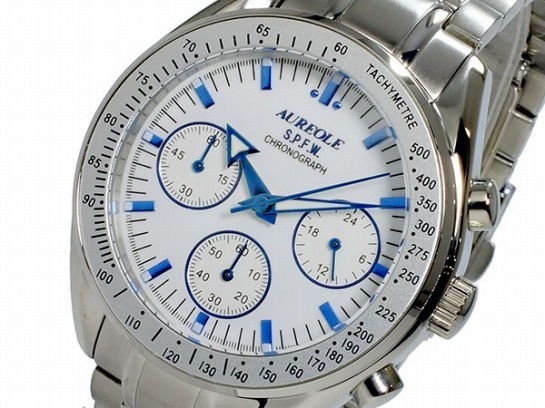 【クリックで詳細表示】AUREOLE腕時計 ブランド AUREOLE オレオール オレオール AUREOLE クオーツ メンズ クロノグラフ 腕時計 SW-582M-3 sw-582m-3 【直送品の為、代引き不可】