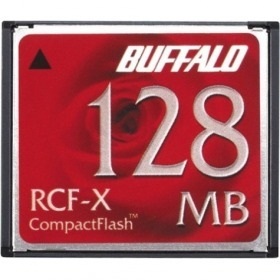 【クリックでお店のこの商品のページへ】バッファロー コンパクトフラッシュ 128MB 「RCF-Xシリーズ」 RCF-X128MY