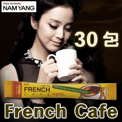 【クリックで詳細表示】[ナムヤン乳業]【韓国の茶、韓国のコーヒー】[ フレンチカフェミックス 30包 ] ★ 無脂肪牛乳を入れて作った新しいコーヒー ★ Nam Yang / French Cafe Mix ★