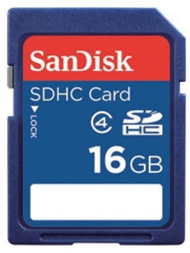 【クリックで詳細表示】SanDisk SDHCカード 16GB Class4 SDSDB-016G-J95A
