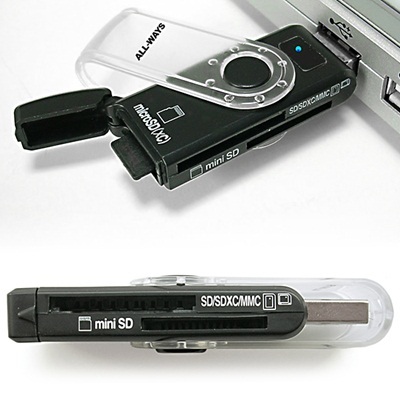 【クリックで詳細表示】【安心の国内メーカー】ALL-WAYS USBカードリーダー R3SD-AW