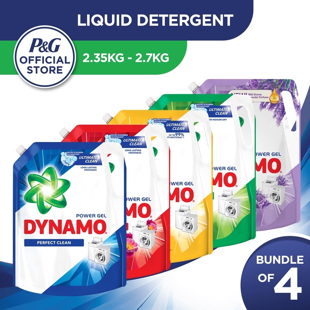 Qoo Bundle Of Dynamo Liquid Power Gel Detergent Refill Kg