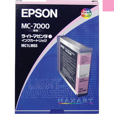 【クリックで詳細表示】エプソン インクカートリッジ MC1LM03(MC-7000用/ライトマゼンダ) MC1LM03