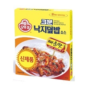 【クリックでお店のこの商品のページへ】オットギ 3分タコ丼ソース150g ソウル市場、韓国食品、韓国料理、サムゲタン、キムチ