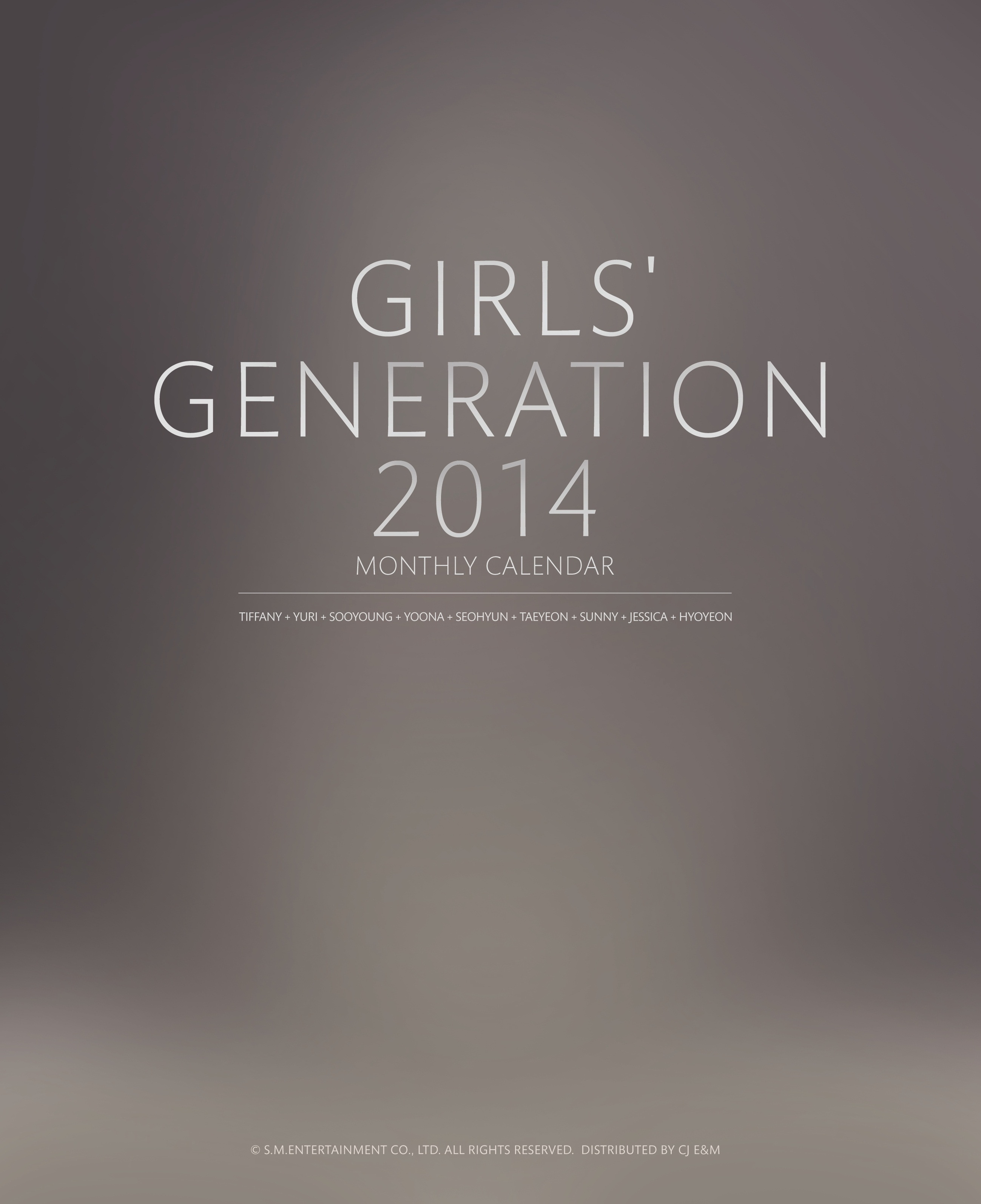 【クリックで詳細表示】[SM Entertainment]Girls Generation (少女時代) - 2014 Season｀s Greeting SM Official Calendar (卓上カレンダー＋Scheduler＋DVD)