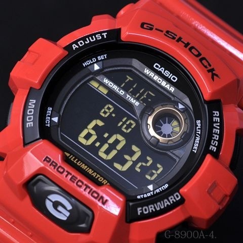 【クリックでお店のこの商品のページへ】[カシオ]CASIO カシオ G-SHOCK Gショック スタンダードモデル デジタル 腕時計 オレンジ ブラック G-8900A-プレゼント アウトドア スポーツ