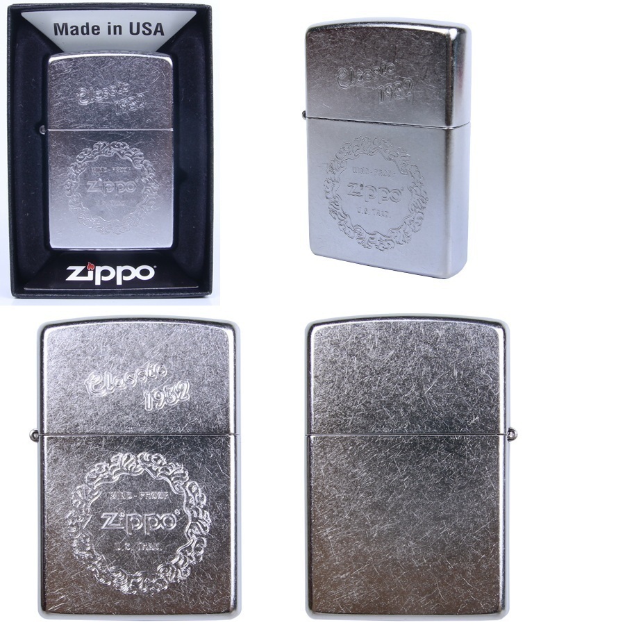 zippo classic 1932 lighter made in usa /genuine and original