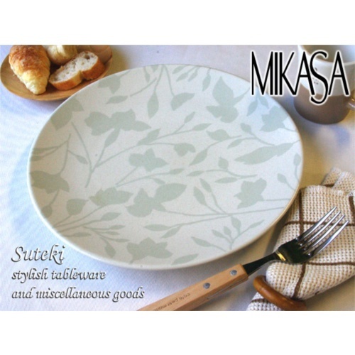 【クリックでお店のこの商品のページへ】MIKASA 27cmディナープレート シルエット【NEW】★【アウトレットA】