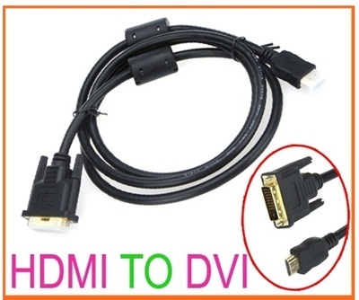 【クリックで詳細表示】DVIケーブル5FT1.5MへゴールドHDMI Gold HDMI To DVI Cable 5FT 1.5M