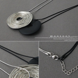 Qoo10L[e Cross Ring necklace