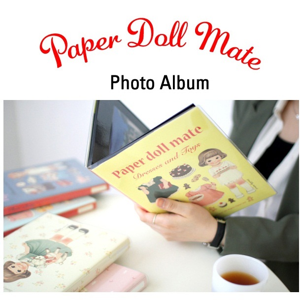 【クリックで詳細表示】[Paper Doll Mate]★Hot★ Paper Doll Mate Photo Album Book フォト / 写真アルバム/ 写真保管本/ 写真保管 / イラストフォト本
