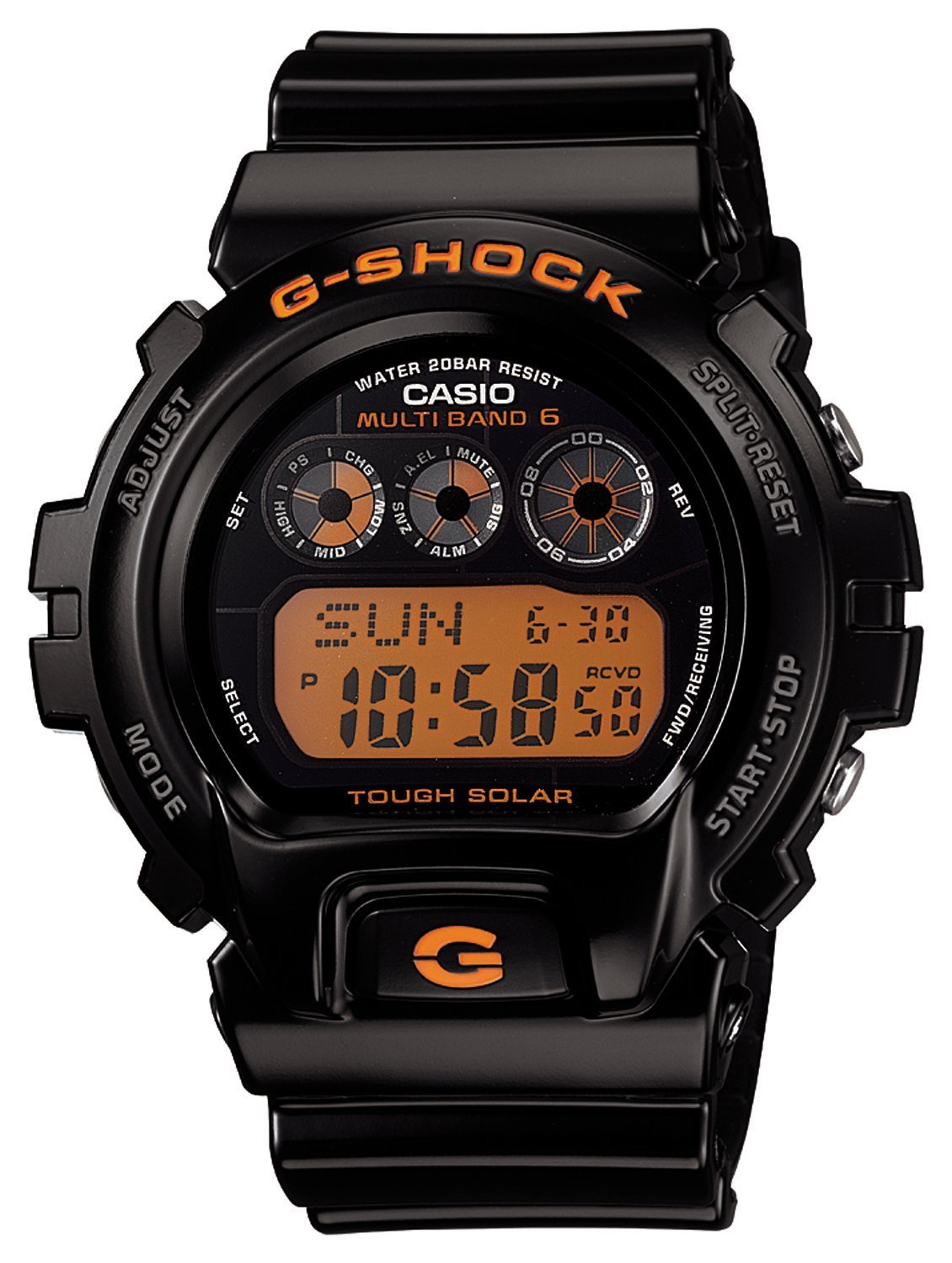 【クリックで詳細表示】カシオ[カシオ]CASIO 腕時計 G-SHOCK ジーショック STANDARD タフソーラー 電波時計 MULTIBAND 6 GW-6900B-1JF メンズ