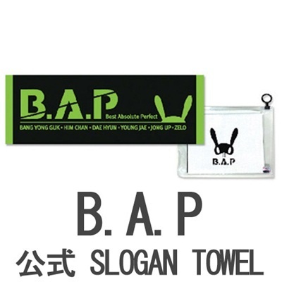 【クリックでお店のこの商品のページへ】予約★B.A.P★公式 GOODS 2013 [LIVE ON EARTH SEOUL] slogan Towel / ビーエーピー