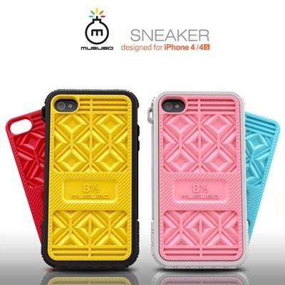 【クリックで詳細表示】[ 無料配送 ] MUSUBO iPhone 4/4S Sneaker case アイフォーン 4/4S スニーカー ケース