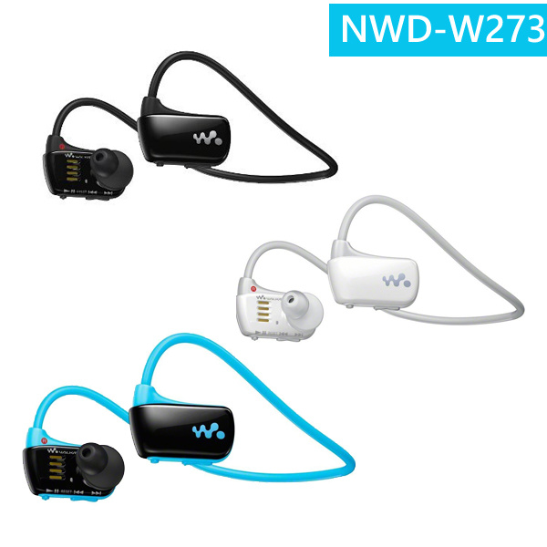 【クリックで詳細表示】SONY ウォークマン Wシリーズ 4GB ヘッドホン一体型 防水タイプ ホワイト NWD-W273/W