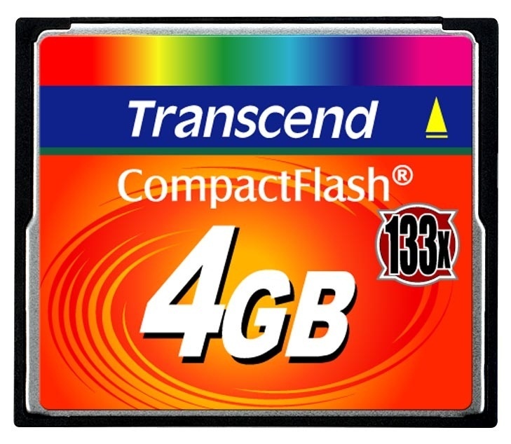 【クリックで詳細表示】トランセンドトランセンド 133倍速 CF(コンパクトフラッシュカード 4GB TS4GCF133 【メールDM便送料無料】