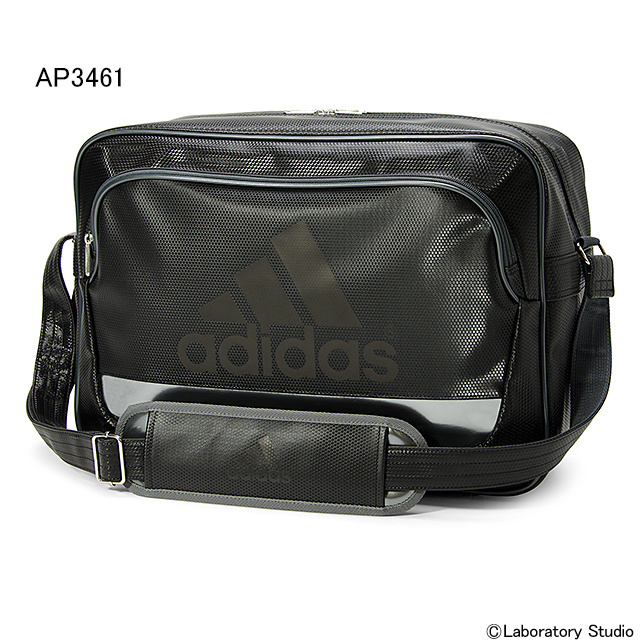 【クリックでお店のこの商品のページへ】アディダスアディダス (adidas) ラバーエナメル L(ブラック×ナイトメット) BIP27-AP3461 [分類：エナメルバッグ (大型)] 送料無料