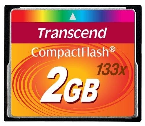 【クリックでお店のこの商品のページへ】Transcend 2 GB 133x CompactFlash Memory Card TS2GCF133