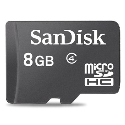 【クリックで詳細表示】【メール便送料無料】【8GB】高速class4！SanDisk microSDHCカード8GB SP008GBSTH004V10-SP 【メモリーカード/SDカード/カードリーダー】