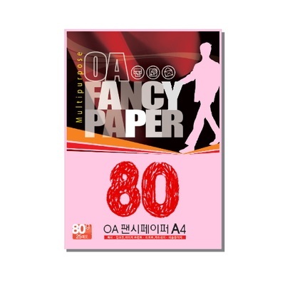 【クリックでお店のこの商品のページへ】OA FANCY PAPER A4-25-P53 80g ダークピンク
