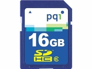 【クリックでお店のこの商品のページへ】PQI SDHCメモリーカード 16B CLASS6 ( BSDH6-16G )