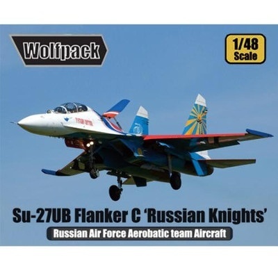 【クリックでお店のこの商品のページへ】[Wolfpack] プラモデル 14801 1/48 SU-27UB Flanker C Russian Knight / 送料無料