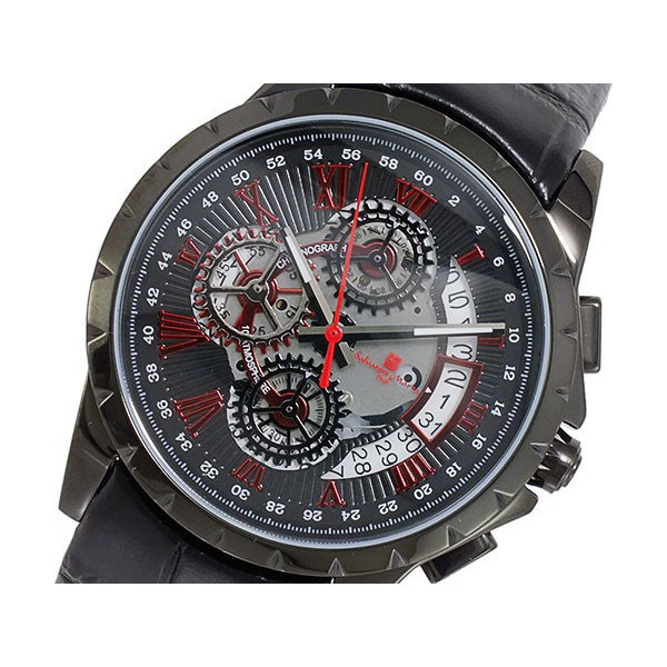 【クリックでお店のこの商品のページへ】サルバトーレマーラ SALVATORE MARRA クオーツ メンズ 腕時計 SM13119S-IPBKRD