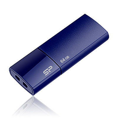 【クリックで詳細表示】シリコンパワー USB2.0フラッシュメモリ64GB Ultima U05 ネイビーブルー S7400EJ