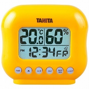 【クリックでお店のこの商品のページへ】TANITA タニタ デジタル温湿度計 TT-532-OR オレンジ