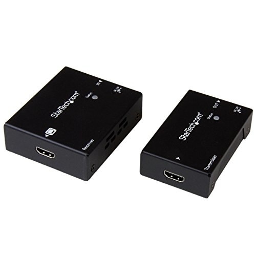 【クリックで詳細表示】StarTech.com HDMI over CAT5 HDBaseT Extender - Power over Cable - Ultra HD 4K - 330 ft (100m)