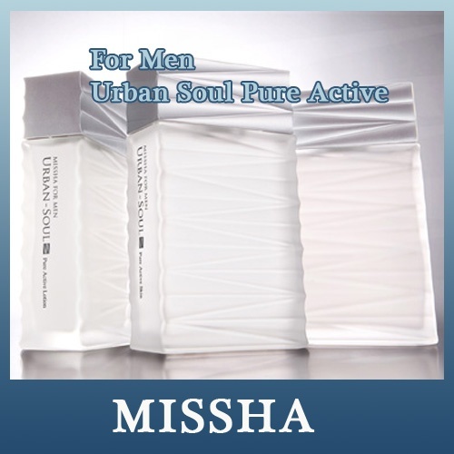 【クリックで詳細表示】[MISSHA] For Men Urban Soul Pure Active (Skin Refreshing) - Skin 120ml / Soother 120ml / Lotion 120m
